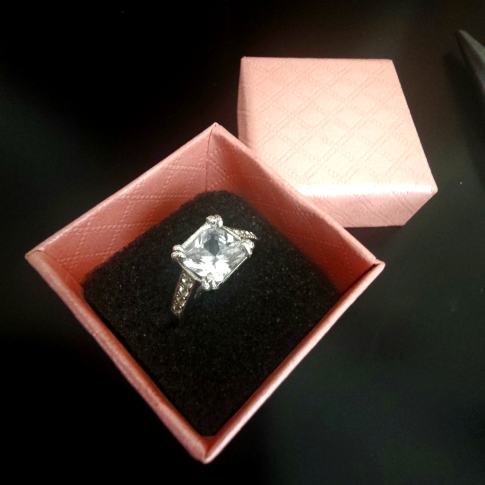 925 silver CZ ring